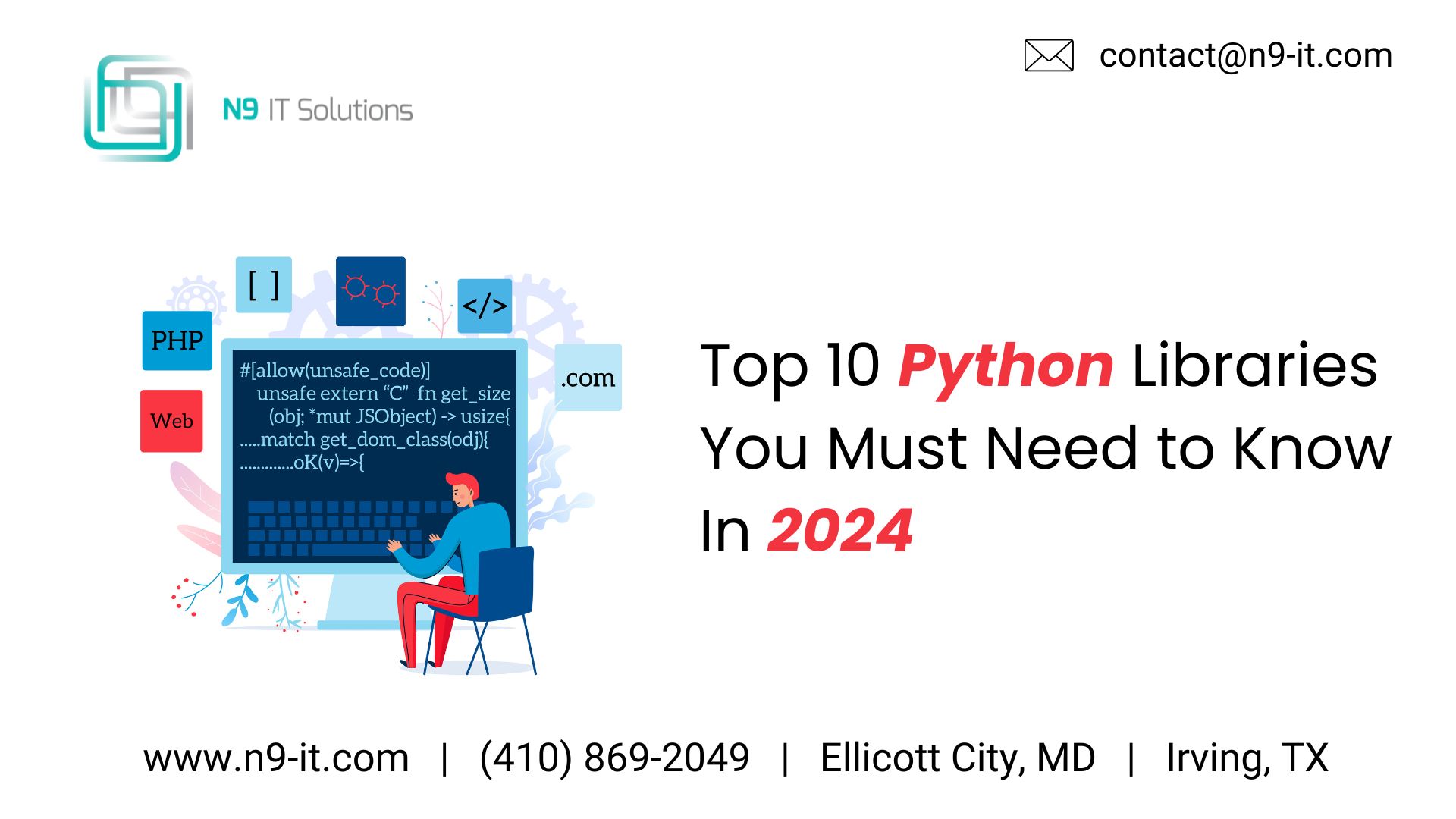Top 10 Python Libraries You Must Need to Know In 2024