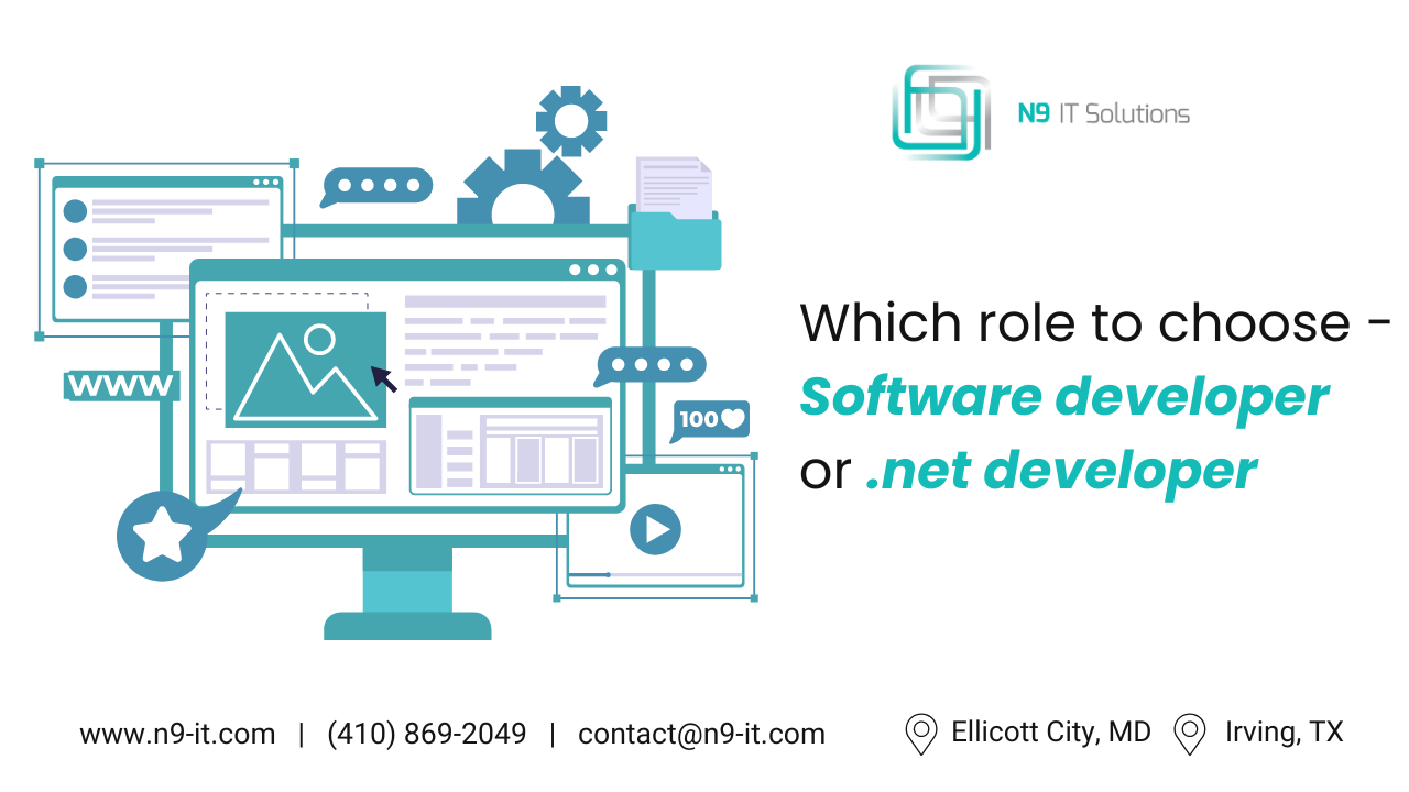 Which role to choose- Software developer or .net developer